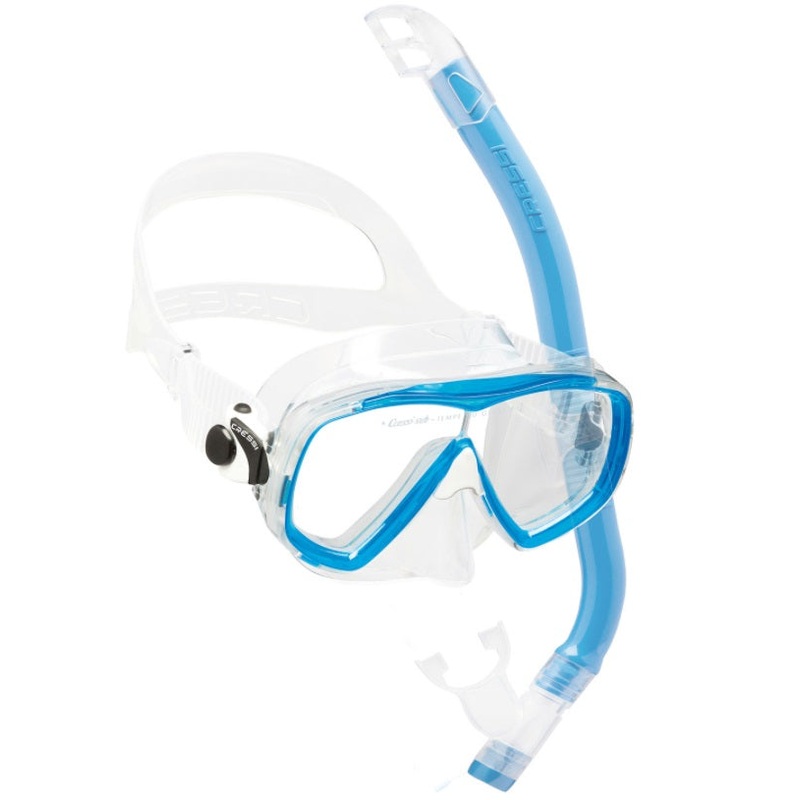 Cressi Estrella Junior TX Plus Top Mask And Snokel Set Kids Aquamarine