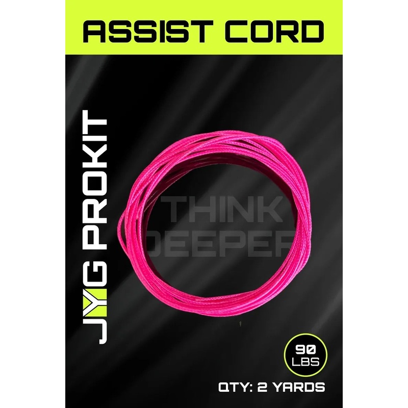 JYG Assist Cord 2yds Steel Assist Cord (120lb) Green
