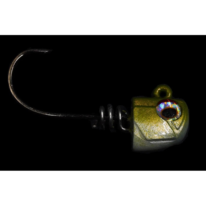 NLBN 3″ Jig Head 1/2oz Green Back