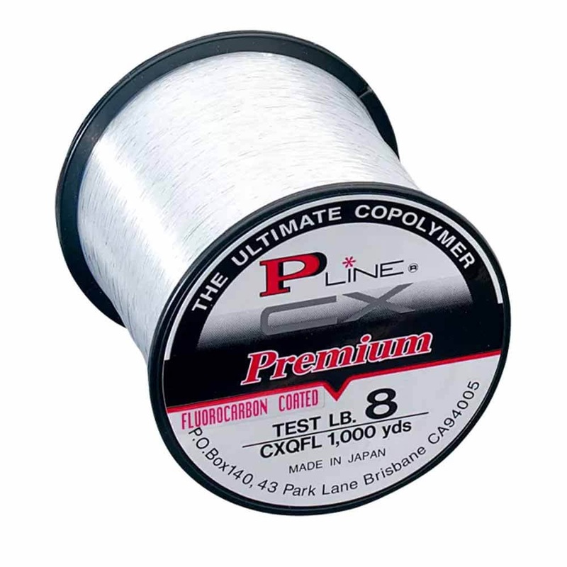 P-Line 1000yd Clear Fluorescent CX Premium CXQFL Line 10LB