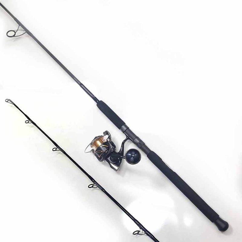 Shimano Stella SW C STLSW6000HGC Spinning Reel and Capt Harry’s CHS715G Spinning Combo