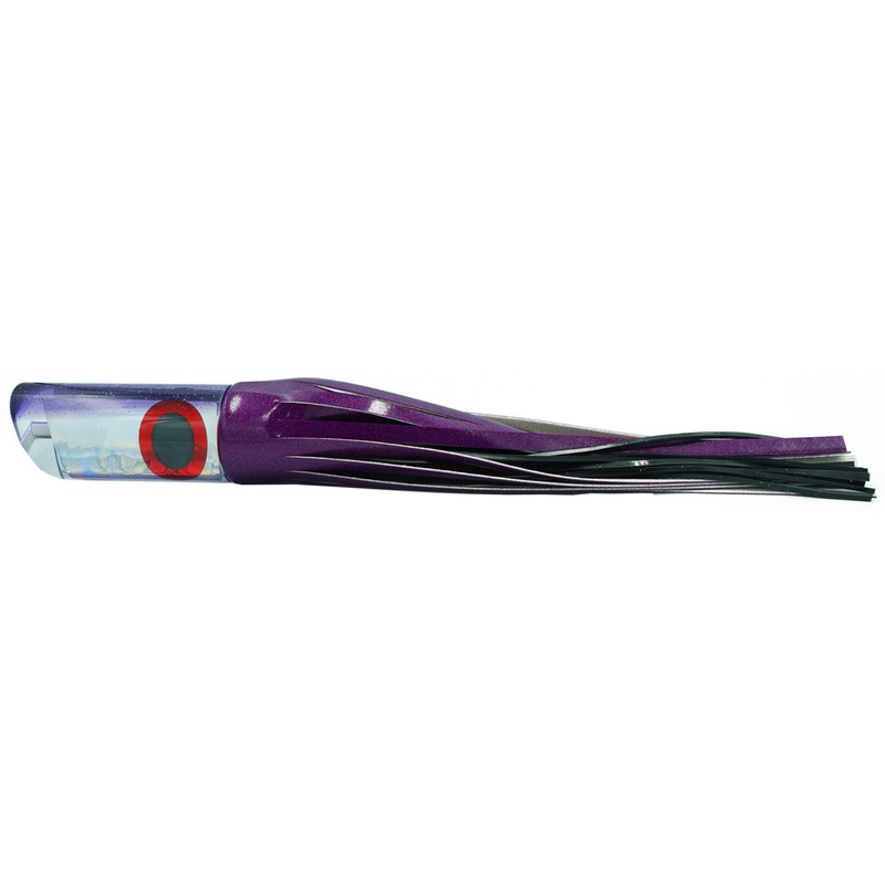 TANTRUM Lures XL Tube Vinyl Skirted Trolling Lure Magenta/Black Inner