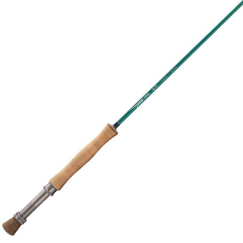 Temple Fork Outfitters 9FT0IN 8wt 4pc Blitz Fly Fishing Rod with Case