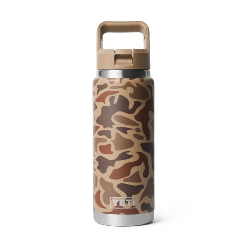 Yeti Rambler Straw Bottle 26oz 769ml 26OZ Black Forest Green