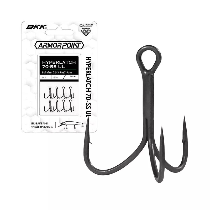 Hameon Triple BKK Hyperlatch 70 SS UL #2 – 6 pcs