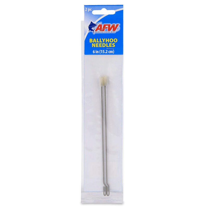 AFW Ballyhoo Rigging SS Needle 2pk 6 inch