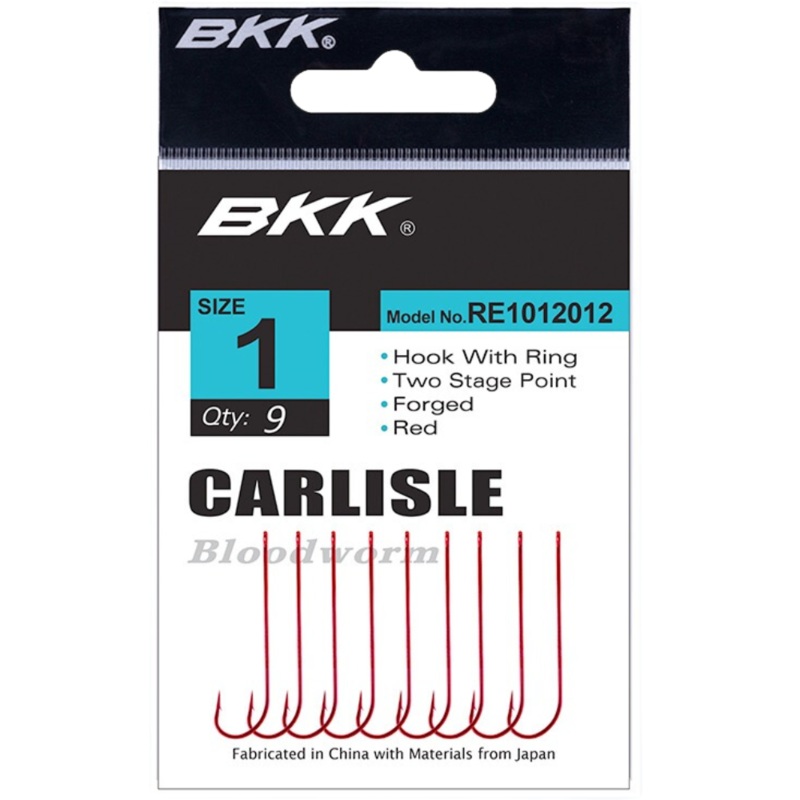 BKK Red Carlisle Bloodworm-R 1 25PK RED