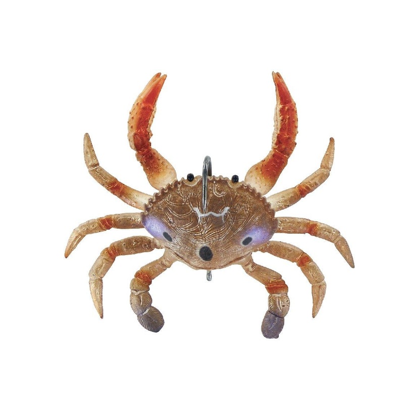 Chasebaits Smash Crab Junior 75mm Soft Plastic Lure 3 Spot