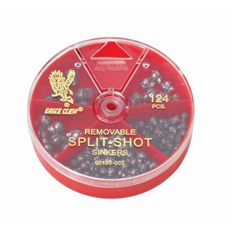 Eagle Claw Assorted Removable Split Shot 124