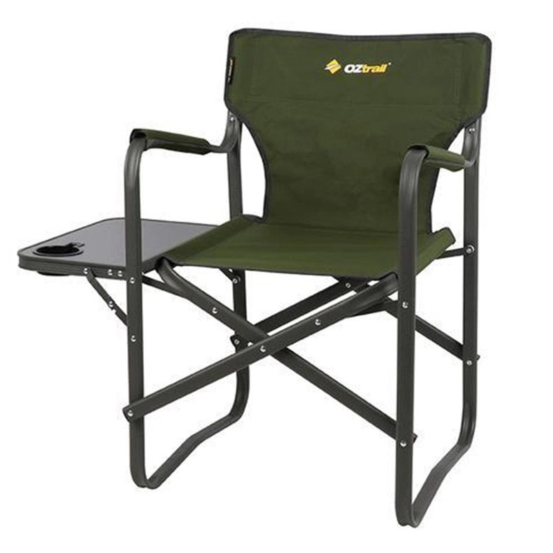 Oztrail FCA-DCT-E Directors Classic Chair With Side Table