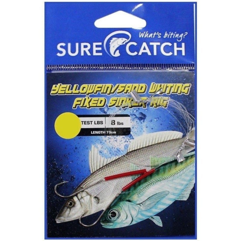 Sure Catch Pre-Tied Yellowfin Whiting Fishing Rig Fixed 6