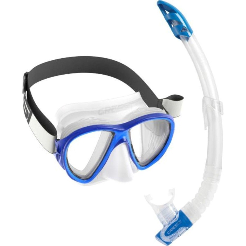 Cressi Fiji and Gamma Mask Snorkel Set Black
