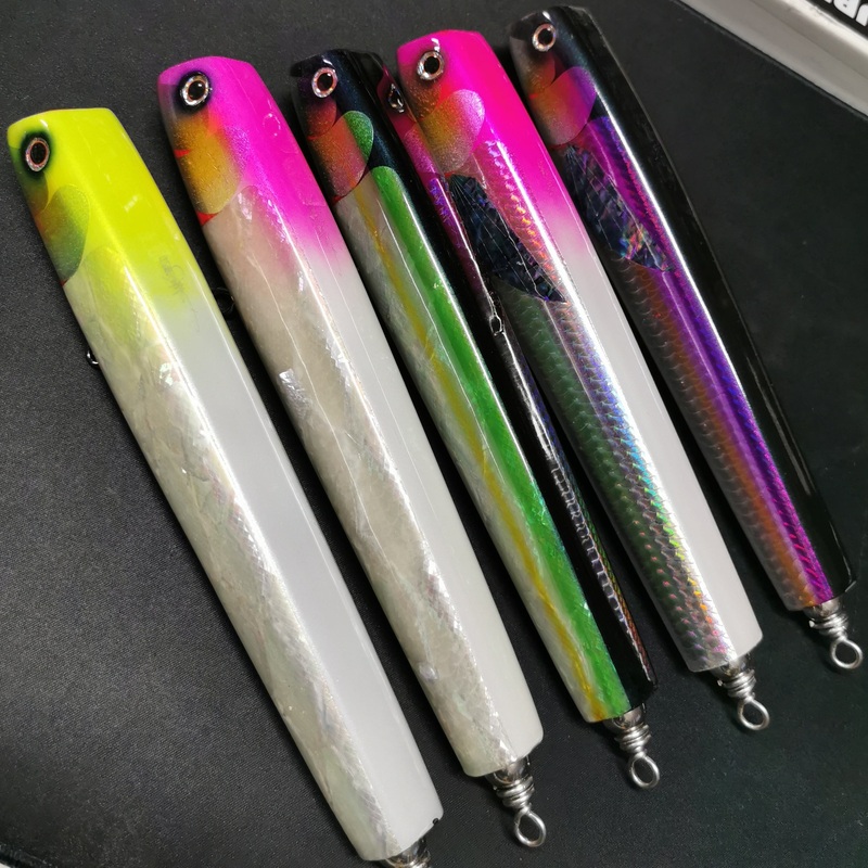 ManyouBaits Wood Lure 230RDP LC Purple Yellow