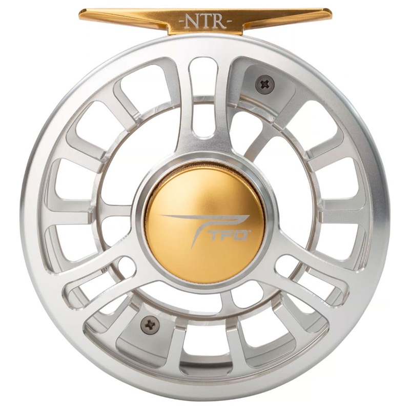Temple Fork Outfitters NTR IV Large Arbor Reel – Clear/Gold