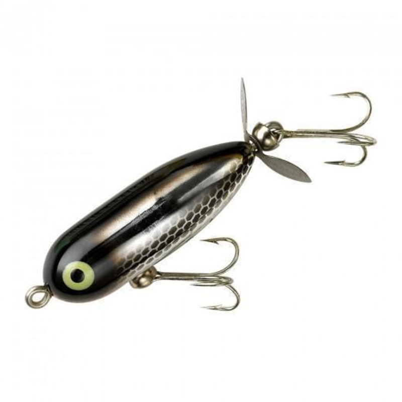 Heddon Tiny Torpedo Black Shiner