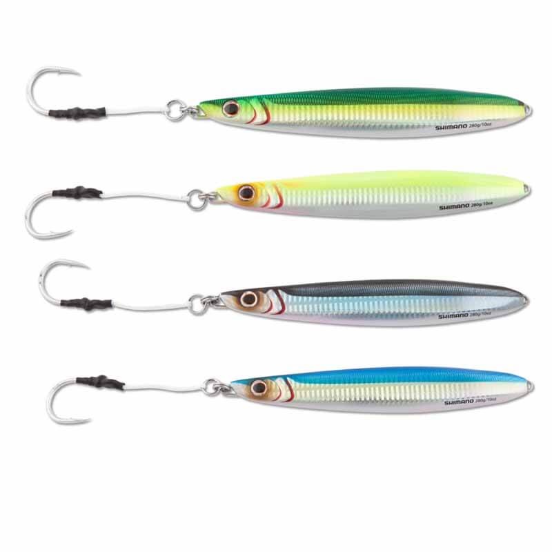 Shimano Butterfly Flat-Side Jigs 140G SUPER GLOW