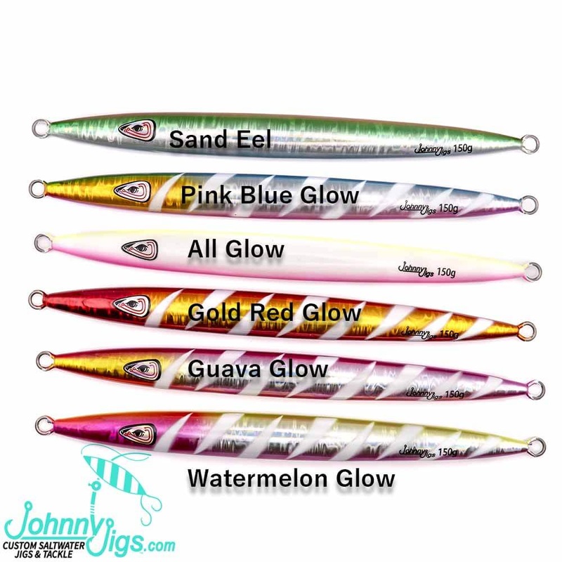 Johnny Jigs Torpedo Slow Pitch Jig ALL GLOW 100G