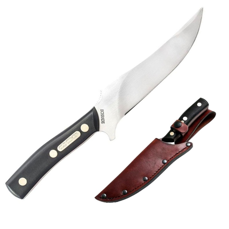 Old Timer Deer Slayer Fixed Blade Knife 5.7 INCH BROWN