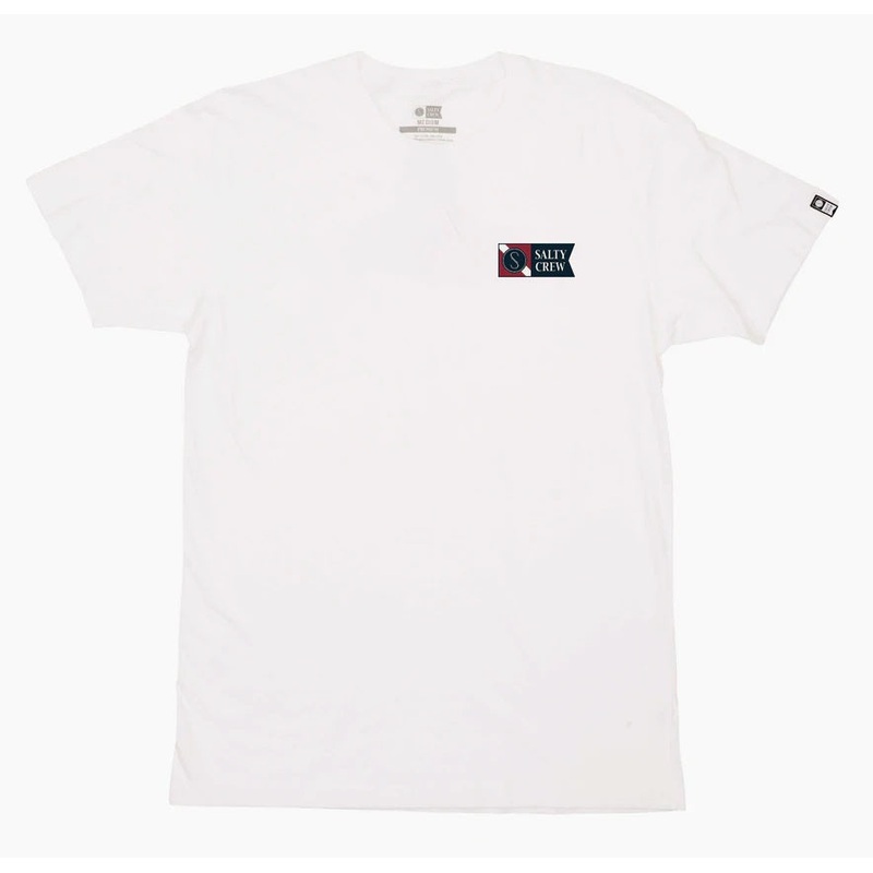 Salty Crew Surface Premium Short Sleeve Tee – White Large