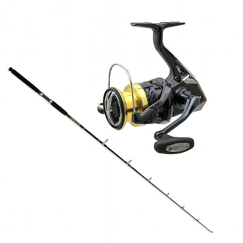 Shimano Spheros Spin SW 4000XG with SP 8-15 7’0″ CHAOS Gold Combo