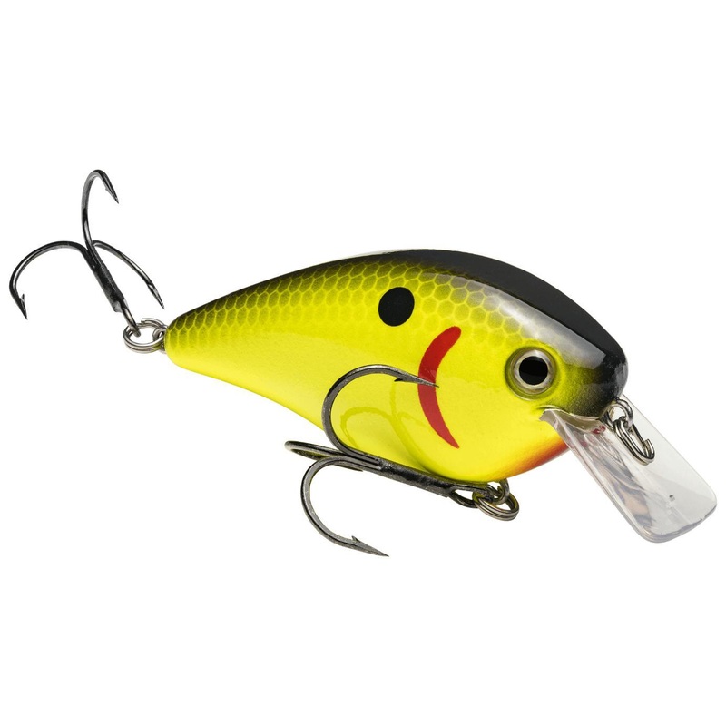 Strike King Kvd Square 2.5 Black Back Chartreuse