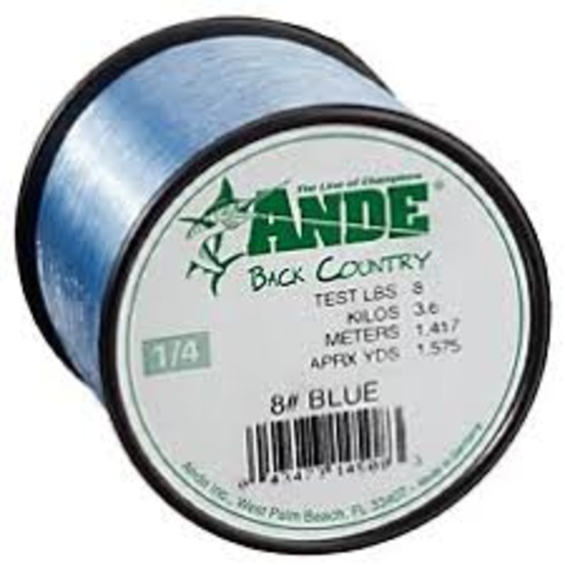 Ande Back Country Blue Monofilament 8lb (1575lb)