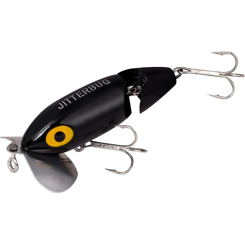Arbogast Jitterbug Surface Walker Lure 625 Black