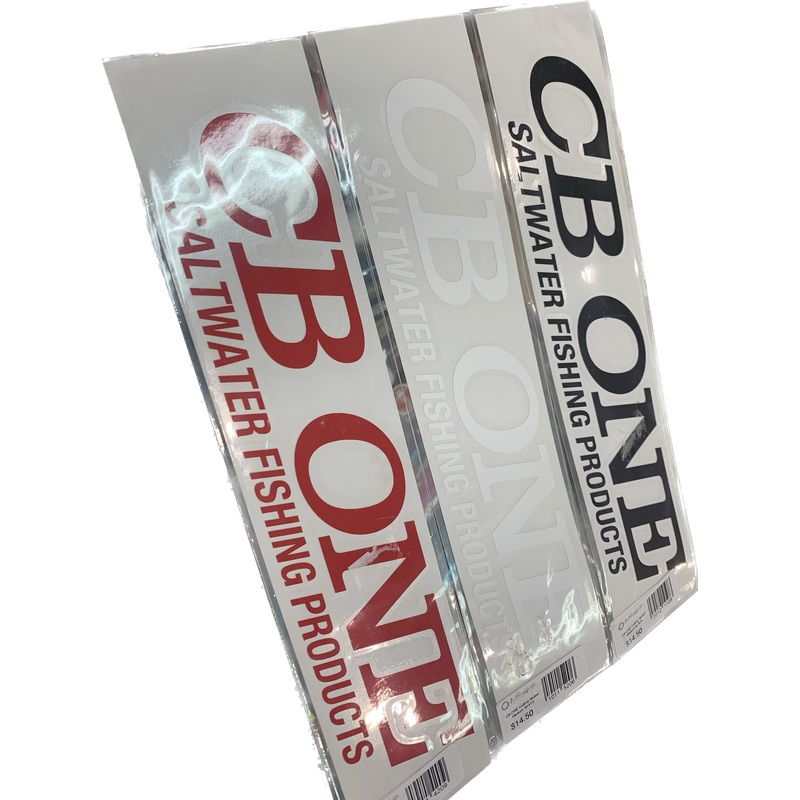 CB One Cutting Sticker Small Red