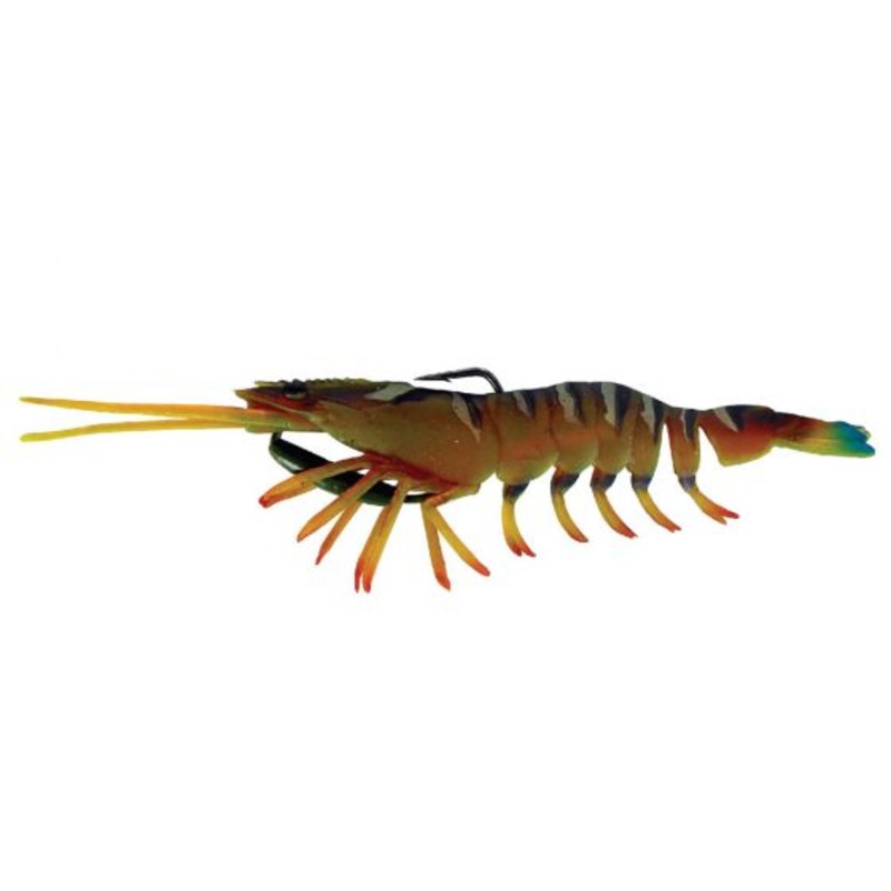 Chasebaits Flick Prawn Heavy Soft Plastic Lure 125mm Banana Prawn