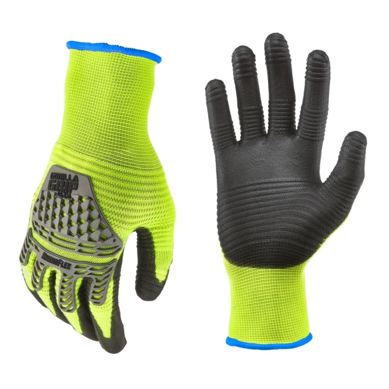 Gorilla Grip Rhino Flex Glove LGE Green/Black