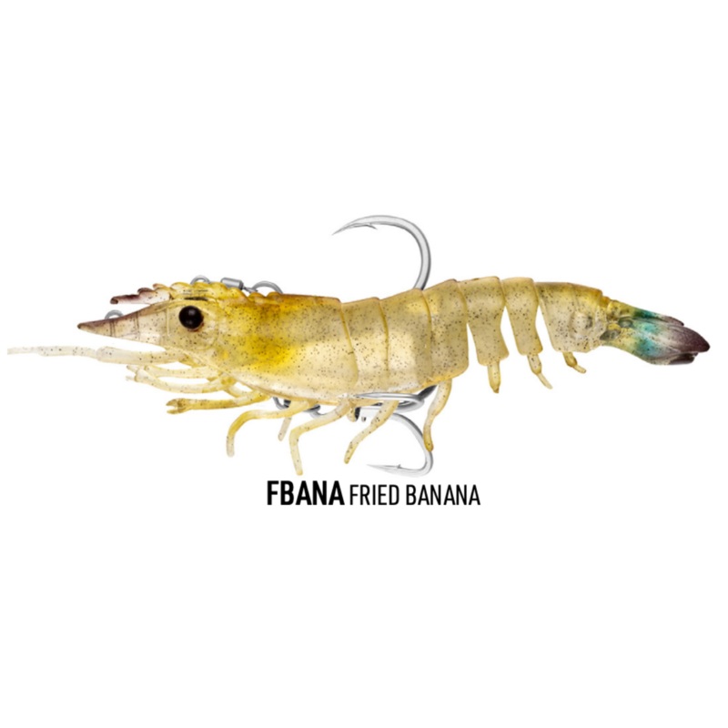 Nomad Design Live Ops Sumo Shrimp Pre Rigged 6.5inch 1-pack Fire Tiger