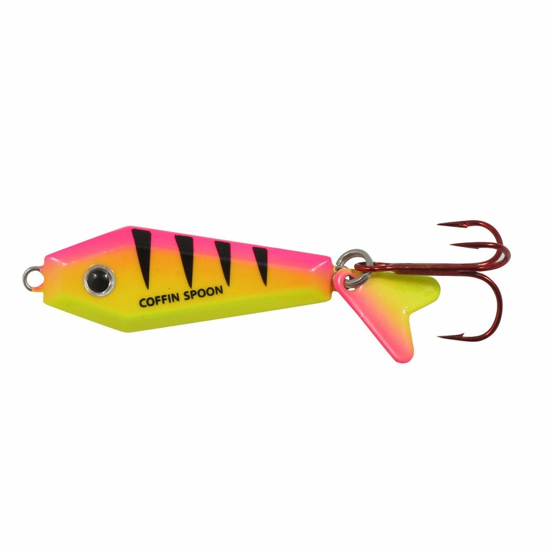 Northland Buck-Shot Coffin Spoon 1/8 Bubblegum Tiger