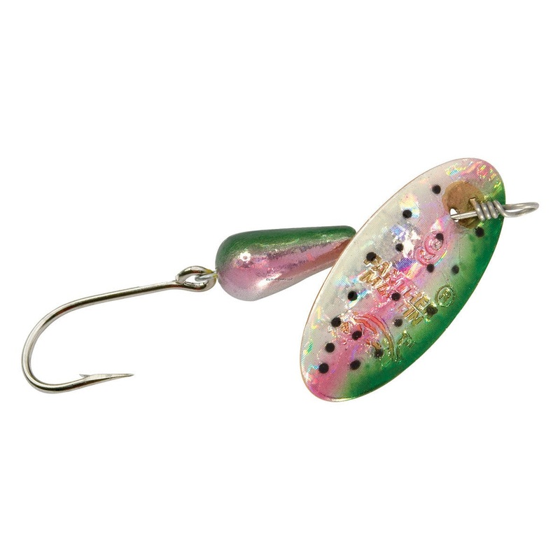 Panther Martin InLine Spinner Single Hoook Holographic Rainbow Trout 1/8oz