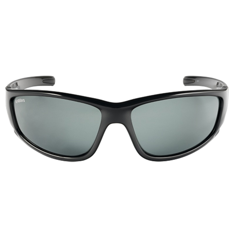Spotters Cristo Gloss Black Frame Polarised Sunglasses Carbon