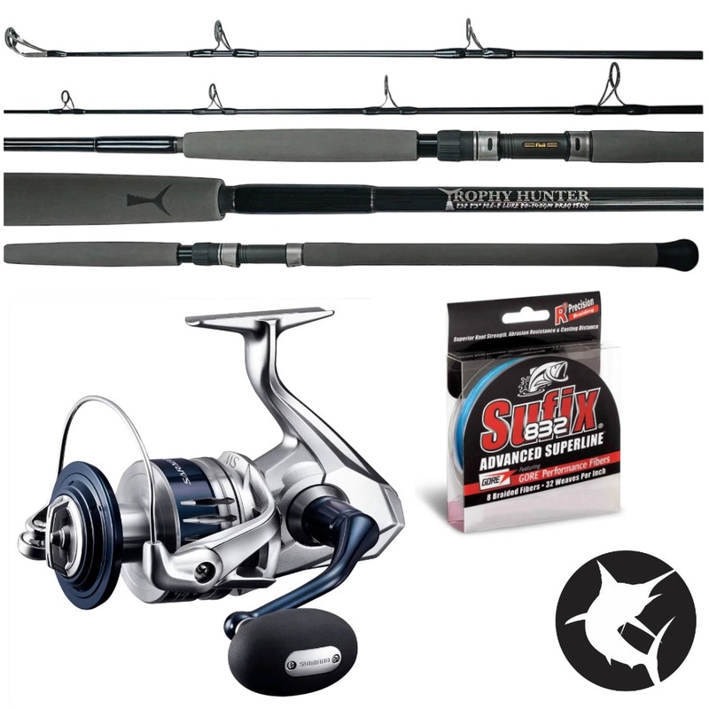 Trophy Hunter Tuna Combo – Topwater 838 / Saragosa 14000