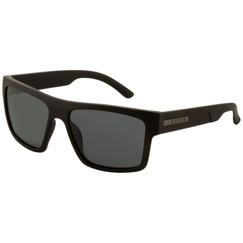Carve Volley XL Sunglasses Matte Black Frame / Grey Polarized Lens