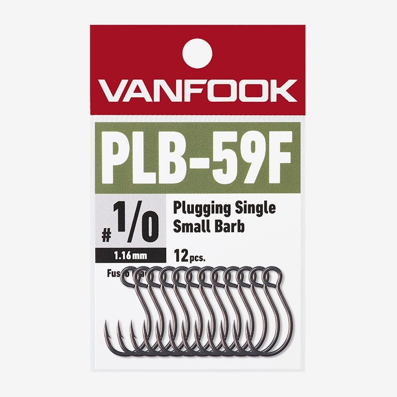 Freshwater Hook – Vanfook – PLB-59F Plugging Single Heavy Wire #8 (18pcs)