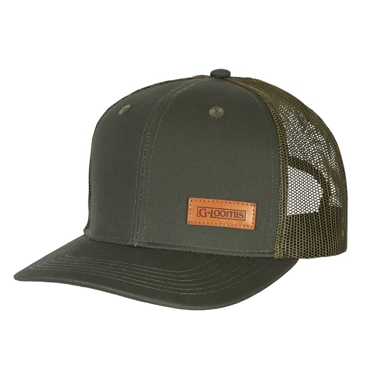 G Loomis Leather Patch Cap Olive – CAPGL2101