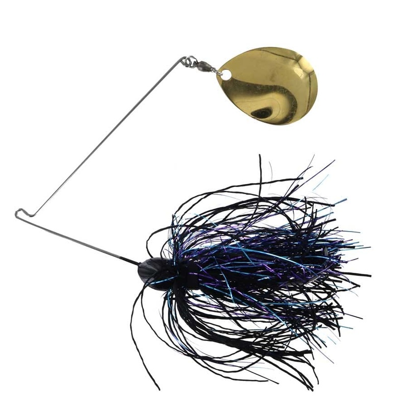Georgia Blade Night Spinnerbait 703 Midnight Madness 1/2 oz