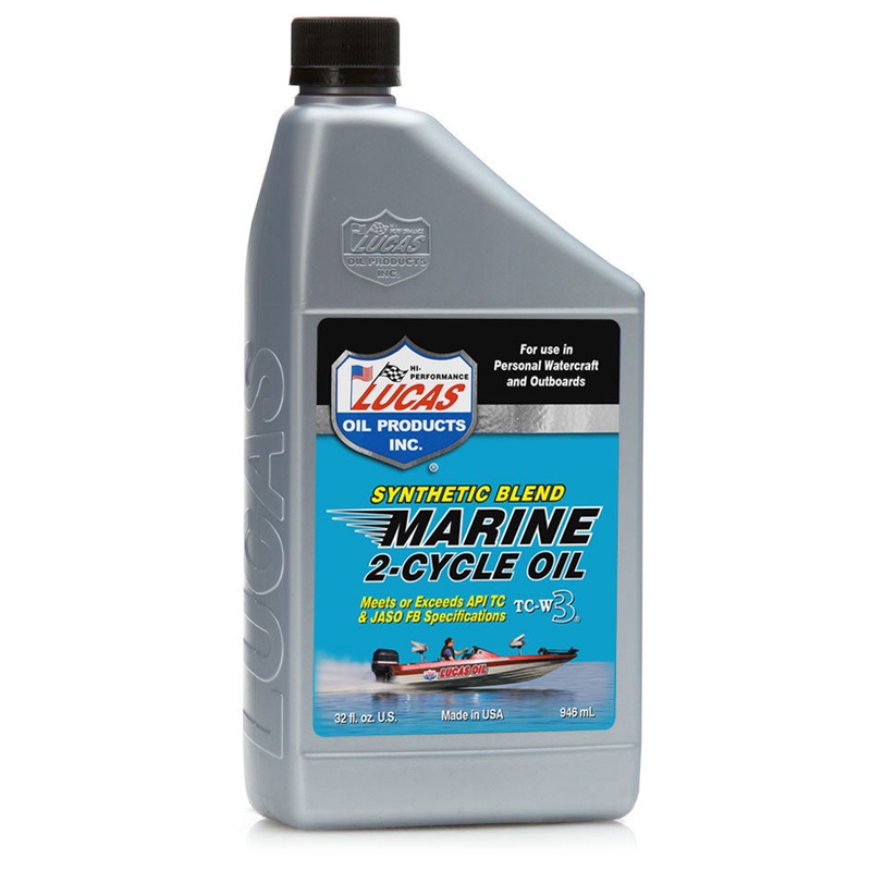 Lucas Oil Synthetic Blend 2-Cycle Marine Oil – 1 Quart