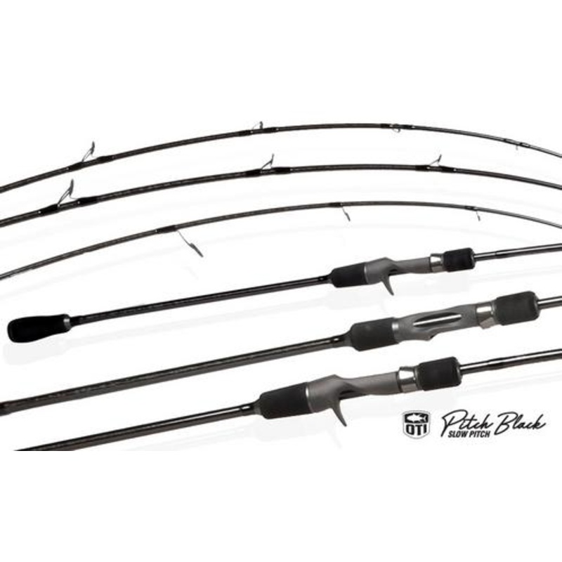 Ocean Tackle International Black Slow Pitch Jigging Rods 6’3″ 30-50LB 80-400G  ACID WRAP