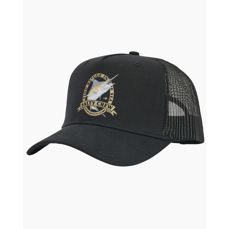 Salty Crew Bill Club Trucker Cap Black