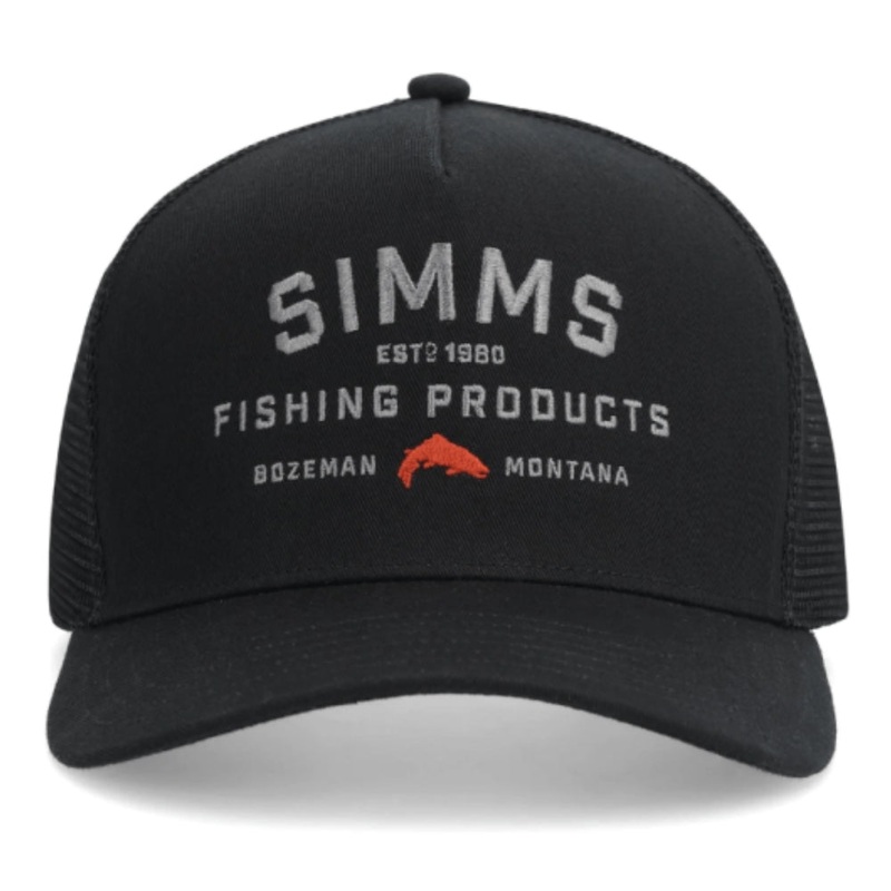 Simms Double Haul Trucker Cap Black
