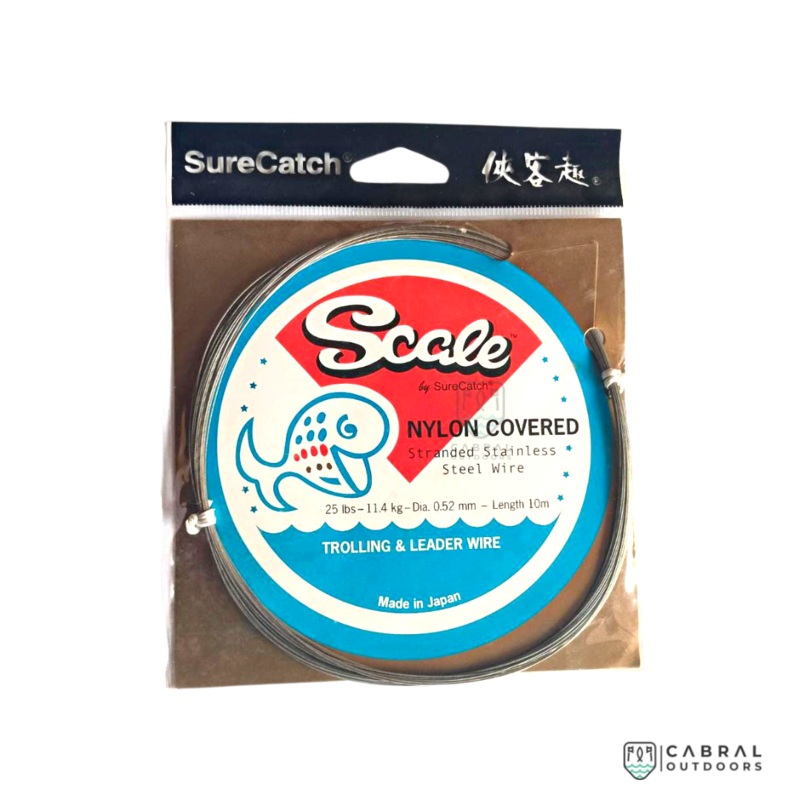 Sure Catch  Scale Nylon Covered Stainless Steel Wire | 25lb