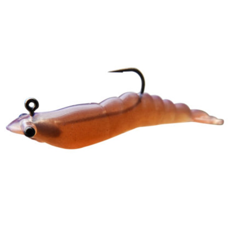 MMD Soft Prawn 70mm Soft Plastic Lure Heavy 5.5g Bloodworm