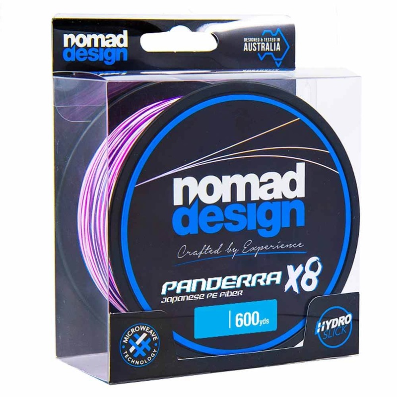 Nomad 600Yd Panderra 8X Multicolor Braid 100LB