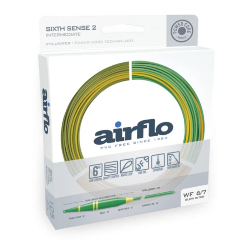 Airflo Sixth Sense Fast Intermediate 5/6 WF5/6 GREEN