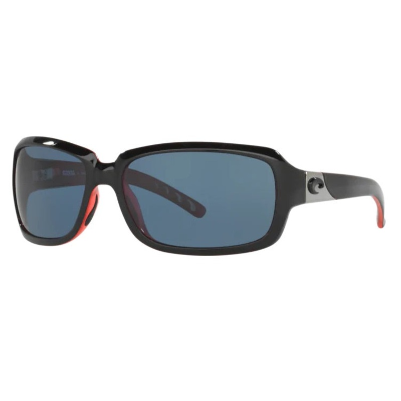 Costa Isabela Black Coral Frame Gray Mirror 580G Polarised Sunglasses