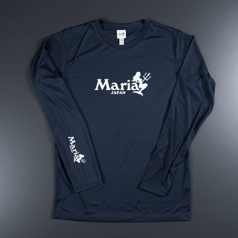 Maria Dry Shirt Long Sleeve Navy Blue LL