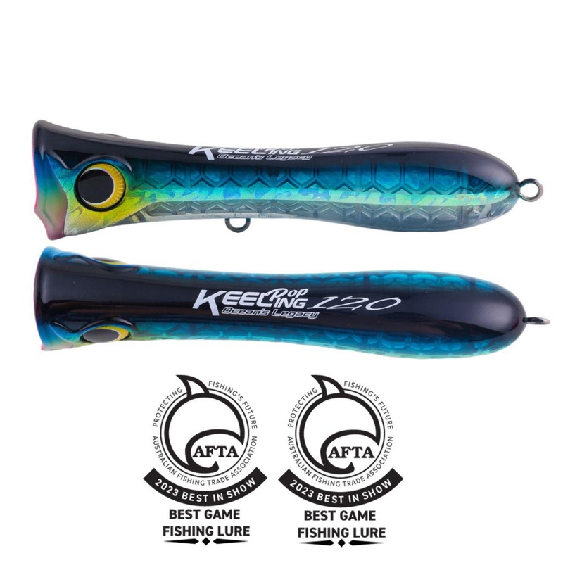 Oceans Legacy Keeling Pop Lure 120 1 Yellowband Fusilier